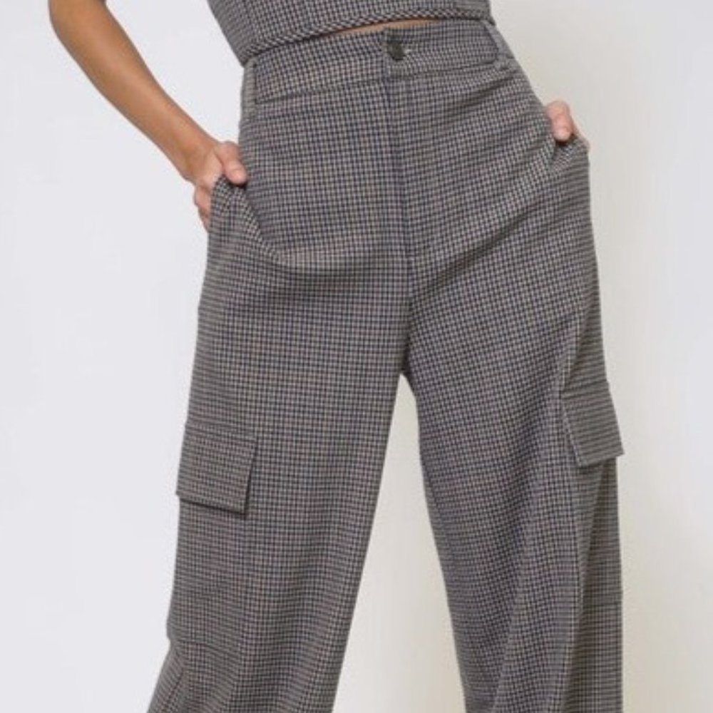 Plaid Cargo Pants Plenty of Pockets